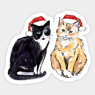 Christmas cats Sticker